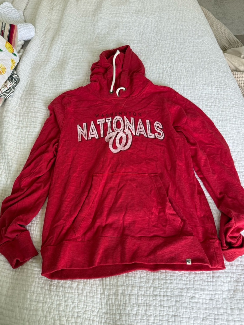 47 Washington Nationals Red Pullover Hoodie